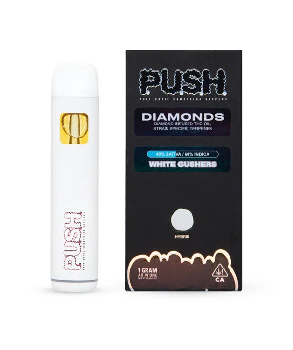 Push Disposable White Gushers